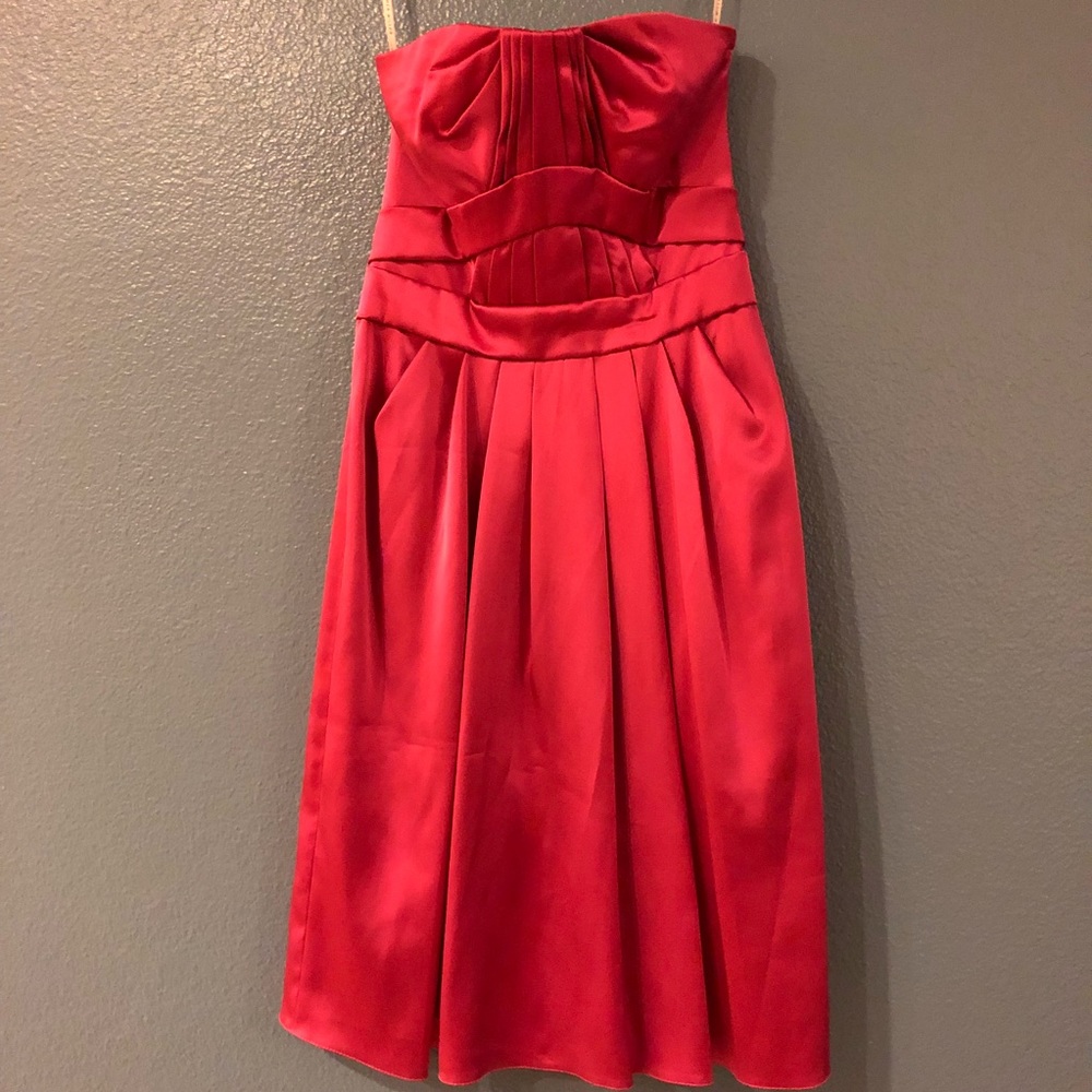 Karen Millen Fushia Bodice Dress evening cocktail